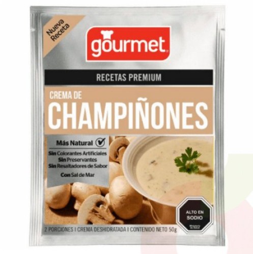 crema de champiñones